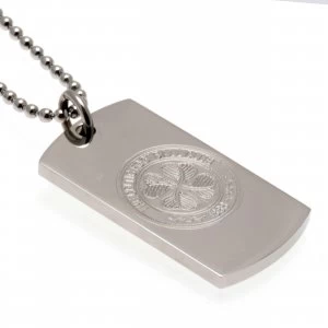 Image of Stainless Steel Celtic Dogtag and Chain.