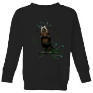 Image of Fantastic Beasts Augurey Kids Sweatshirt - Black - 11-12 Years
