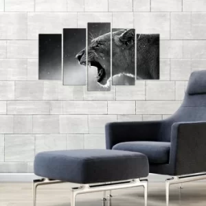 Image of 5MX-119 Multicolor Decorative MDF Painting (5 Pieces)