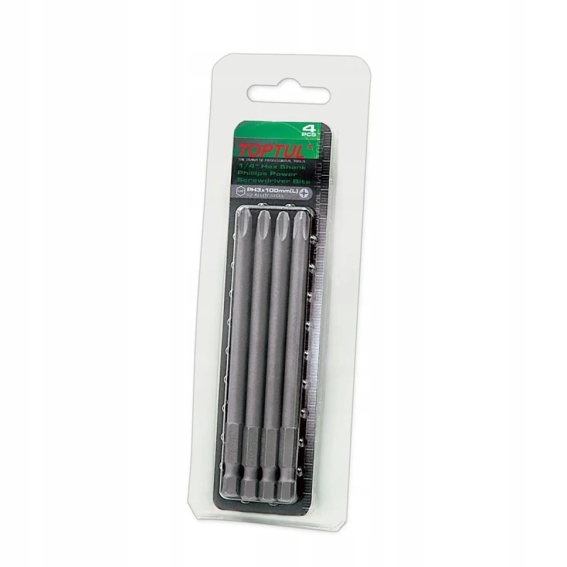 Image of TOPTUL FSIB0801G Screwdriver Bit Set Number of tools: 4 Screwdriver Bit Set (6625)