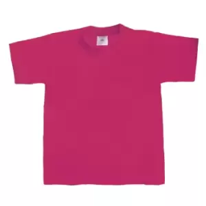Image of B&C Kids/Childrens Exact 190 Short Sleeved T-Shirt (Pack of 2) (9-11) (Sorbet)