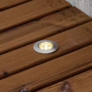 Image of Mini LED Outdoor 12V System Stainless Steel Recessed Ground Light Ip44 Set Of 6, IP44