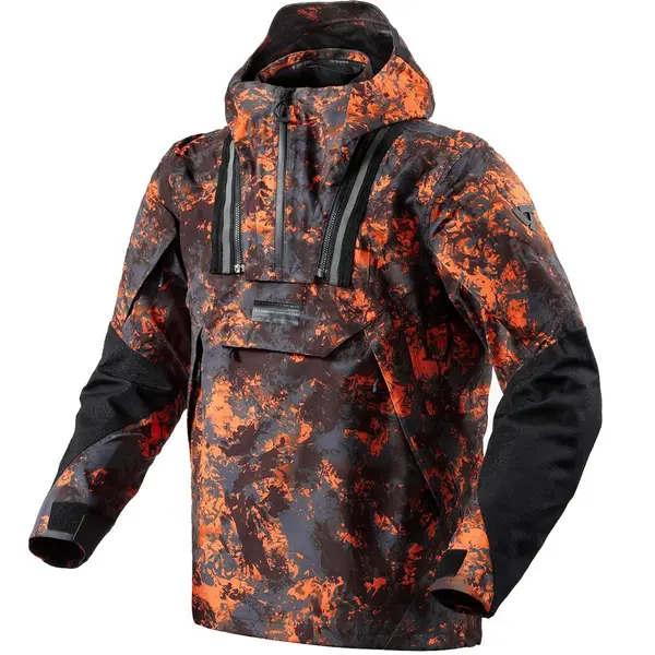 Image of REV'IT! Smock Blackwater 2 H2O Jacket Black Orange Size 2XL