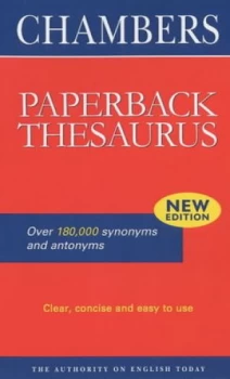 Image of Chambers Paperback Thesaurus by Editors of Chambers Paperback
