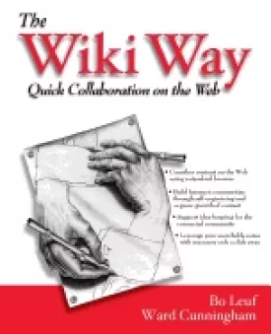 Image of wiki way the collaboration and sharing on the internet quick collaboration