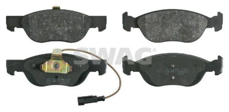 Image of Brake pad set SWAG 70 91 6091