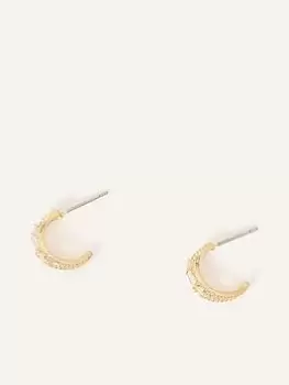 Image of Accessorize Z Sparkle Stone Hoops
