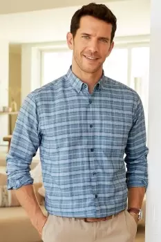 Image of Long Sleeve Soft Touch Check Shirt