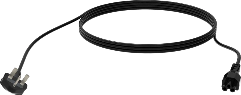 Image of Vision TC 3MUKCVLF/BL power cable Black 3m BS 1363 IEC C5