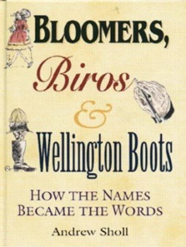 Image of Bloomers Biros and Wellington Boots by Andrew Sholl Hardback