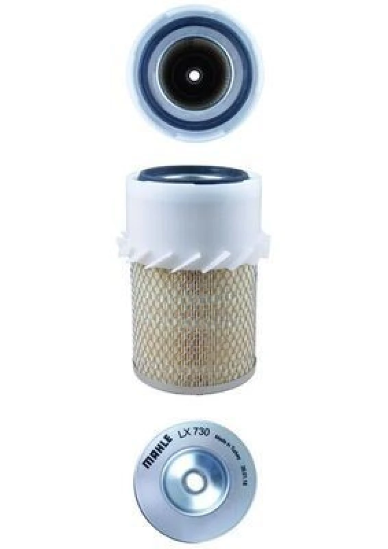 Image of MAHLE LX 730 Air filter Filter Insert Air Filter (8)