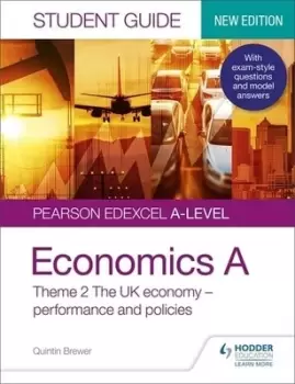 Image of Edexcel economics A. Theme 2 The UK economy - performance and policies - Quintin Brewer - Paperback - Used