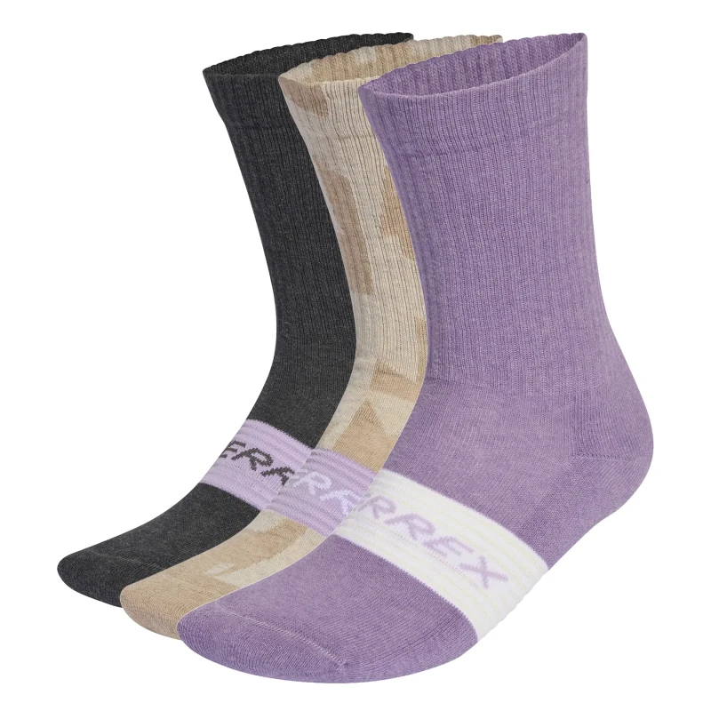Image of Football Socks adidas Terrex (x3) Marron Unisex 40/42