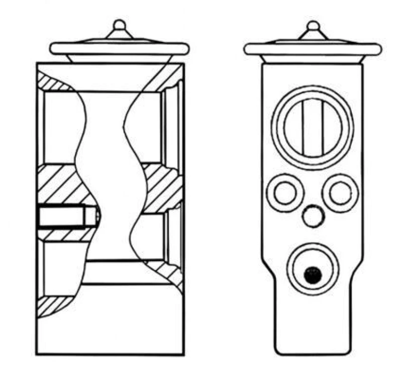 Image of AC expansion valve MAHLE AVE 25 000S