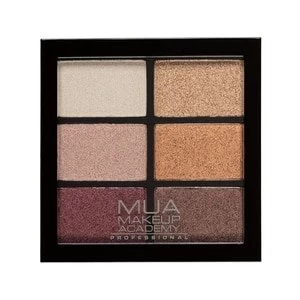 image of MUA Professional 6 Shade Palette Rusted Wonders Multi