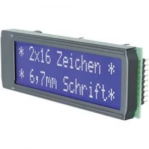 Image of LCD White Blue W x H x D 75 x 26.8 x 10.8 mm