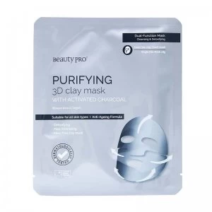 image of BeautyPro Purifying 3D Clay Sheet Mask