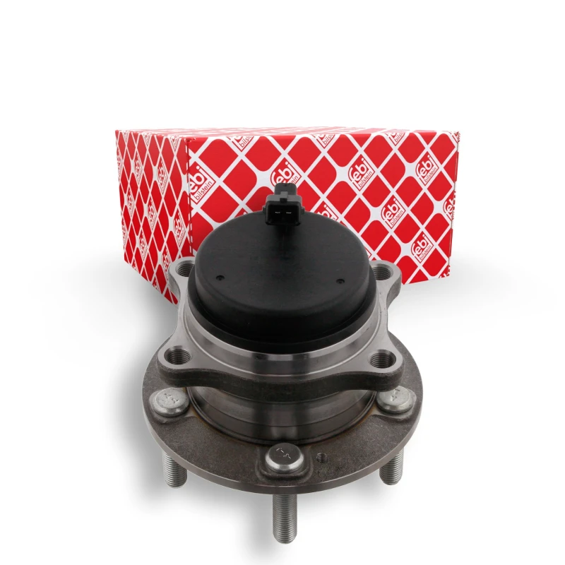 Image of FEBI BILSTEIN 32883 Wheel bearing kit Rear Axle Right, with integrated ABS sensor Wheel Bearing Kit (654)