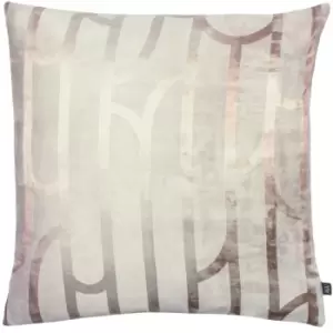 Image of Ashley Wilde Meyer Polyester Filled Cushion Viscose Polyester Cotton Quartz/Powder