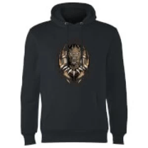 Image of Black Panther Gold Eril Killmonger Hoodie - Black