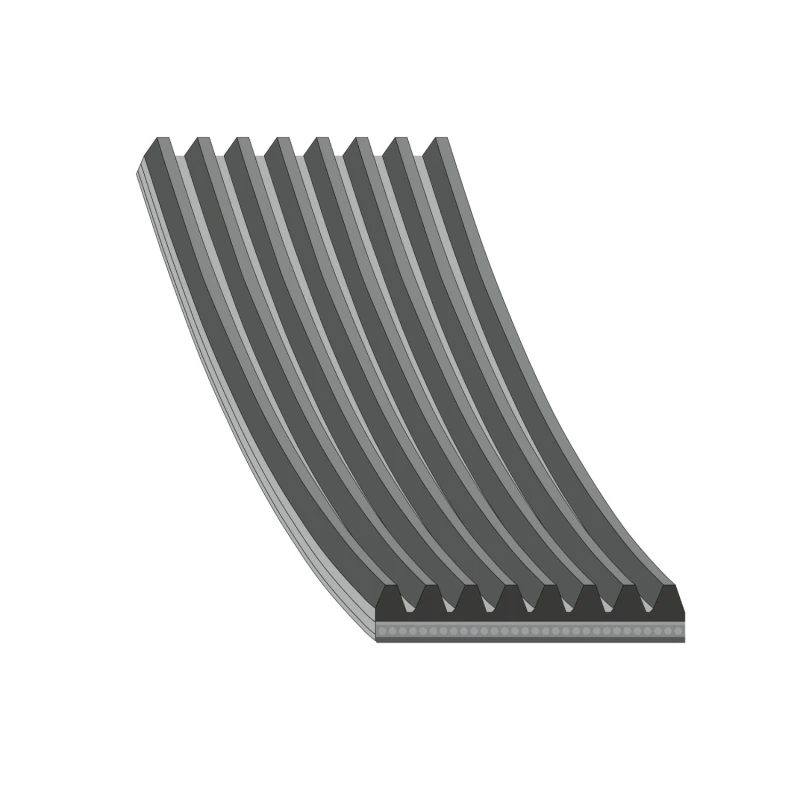 Image of FEBI BILSTEIN 45827 V-ribbed belt EPDM (ethylene propylene diene Monomer (M-class) rubber) V-Ribbed Belts (305)