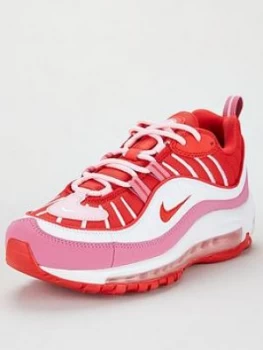 image of Nike Air Max 98 - Red/White , Red/White, Size 8, Women