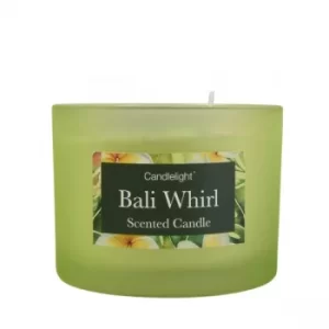 image of Bali Whirl 2 Wick glass filled Pot Candle Sea Salt Scent