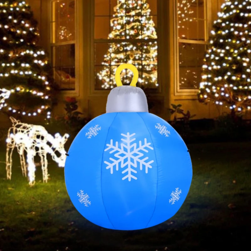 Image of LIFE IDEAS 120cm Christmas Ball Decoration Blue unisex One size