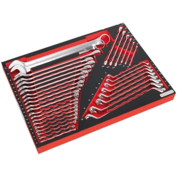 image of Sealey 35 Piece Multi Purpose Spanner Set in Module Tray