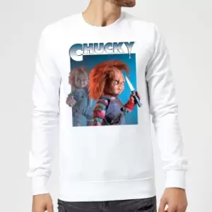 image of Chucky Nasty 90's Sweatshirt - White - M