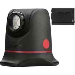 Image of Coast - PM450R Rechargeable Worklight, 1x Battery & Charger - Black