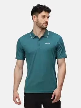 image of Regatta Maverik Polo, Green Size M Men