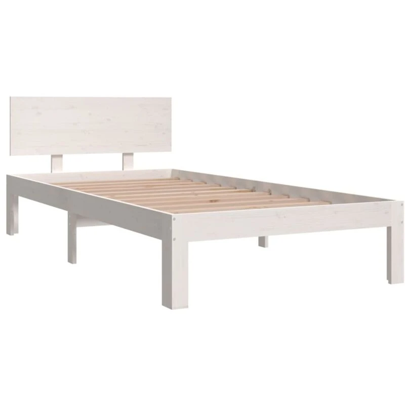 Image of VIDAXL Bed Frame without Mattress White 90x190cm Single Vidaxl 8720286879474