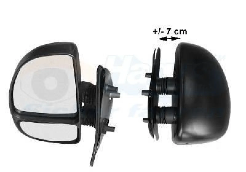 Image of VAN WEZEL Wing mirror VAN WEZEL 1747804