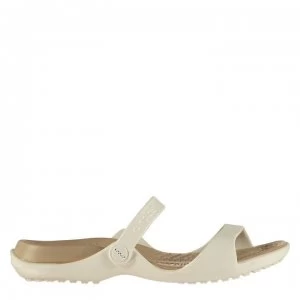 image of Crocs Cleo Sandal Ladies - Oyster/Gold