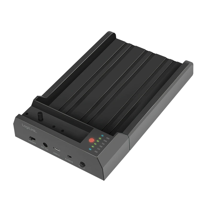Image of LogiLink USB 3.2 Gen2 Docking Station. 2-Bay. for 2.5/3.5" SATA H
