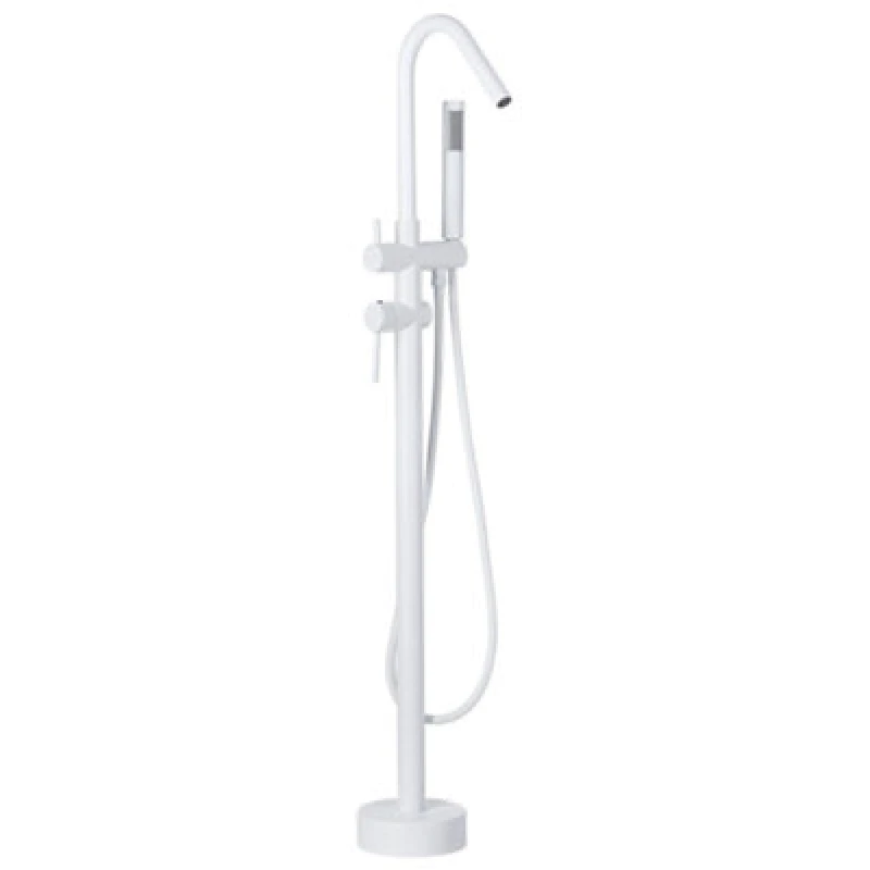 Image of Beliani Freestanding Bathtub Faucet Victoria White