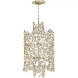 Image of Suspension Anya Feuille d'argent 80,3 Cm