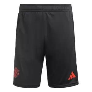 Image of adidas Manchester United Training Shorts 2023 2024 Adults - Black