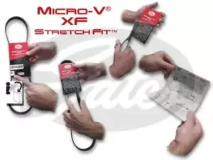 Image of Micro-V Multi-Rib Stretch Fit Belt Gates 4PK895SF