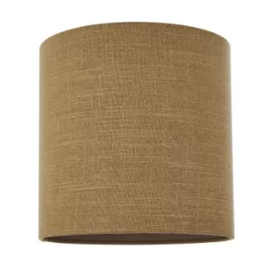 image of Emma 1 Light Shade Light Putty Fabric, E27