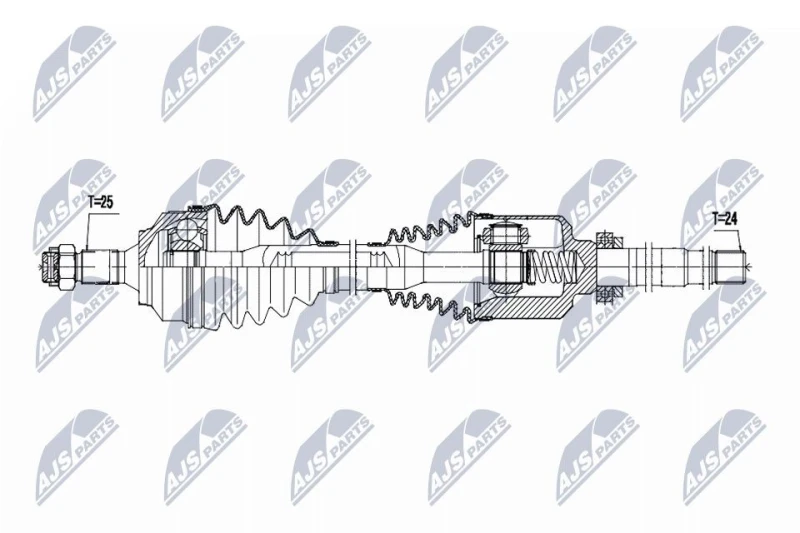Image of NTY Drive shaft NTY NPW-CT-161