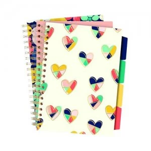 Image of Pukka Floral Love Project Books B5 Assorted Pack of 3 9033-CD