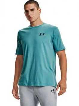 Image of Urban Armor Gear Training Sportstyle Left Chest T-Shirt - Blue/Black, Size XL, Men