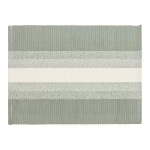 image of Gallery Interiors Pace Ombre Ribbed Placemat Sage