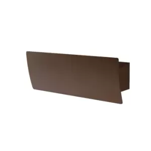 Image of Duna LED Flush Wall Light Brown 35cm 3857lm 3000K