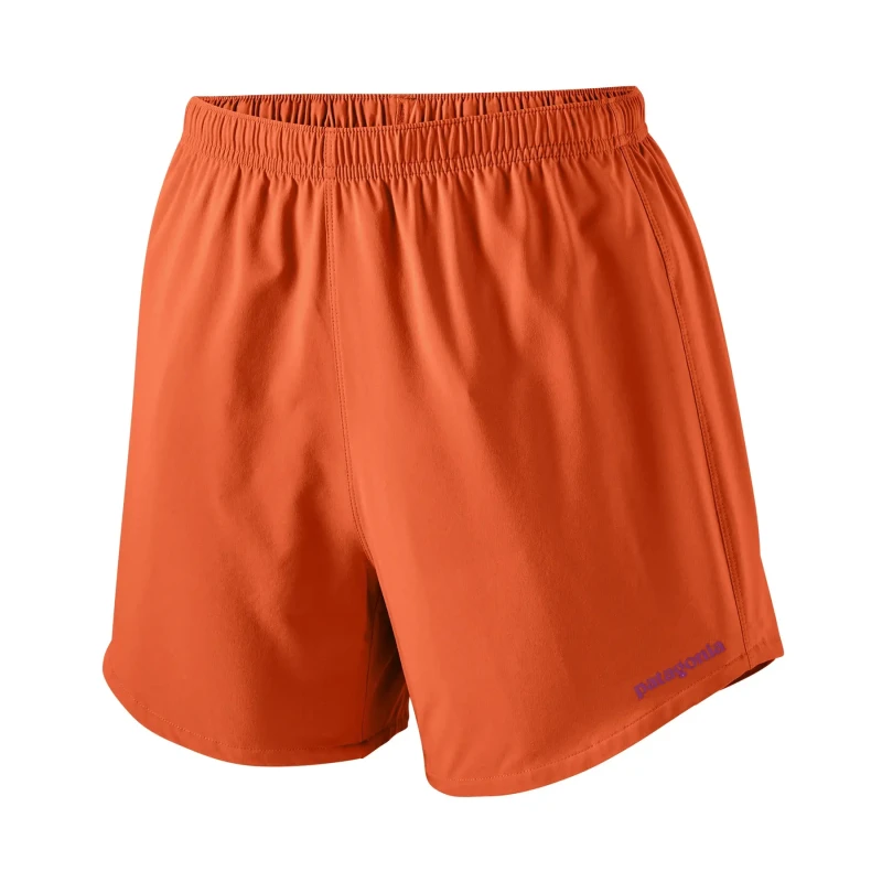 Image of Womens hiking shorts Patagonia Trailfarer 4 1/2 in Orange Female XL