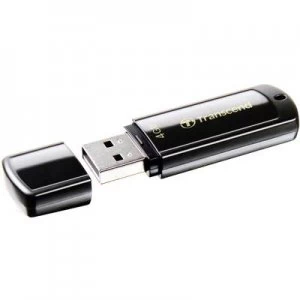 Image of Transcend JetFlash 350 USB stick 4GB Black TS4GJF350 USB 2.0
