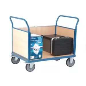 Image of Slingsby Fetra Snag-Free Platform Trucks With Two Panel Ends and One Side, 1200