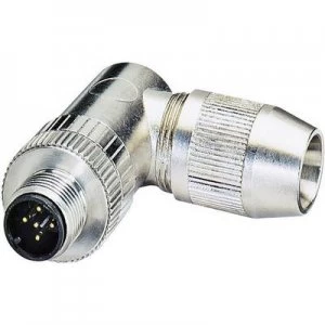 image of Phoenix Contact 1424667 Sensor/actuator connector M12 Plug, right angle No. of pins (RJ): 4